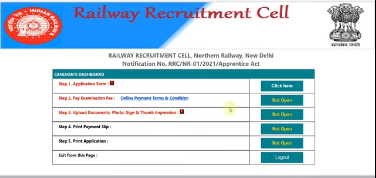 "Northern Railway Apprentice Recruitment 2021"