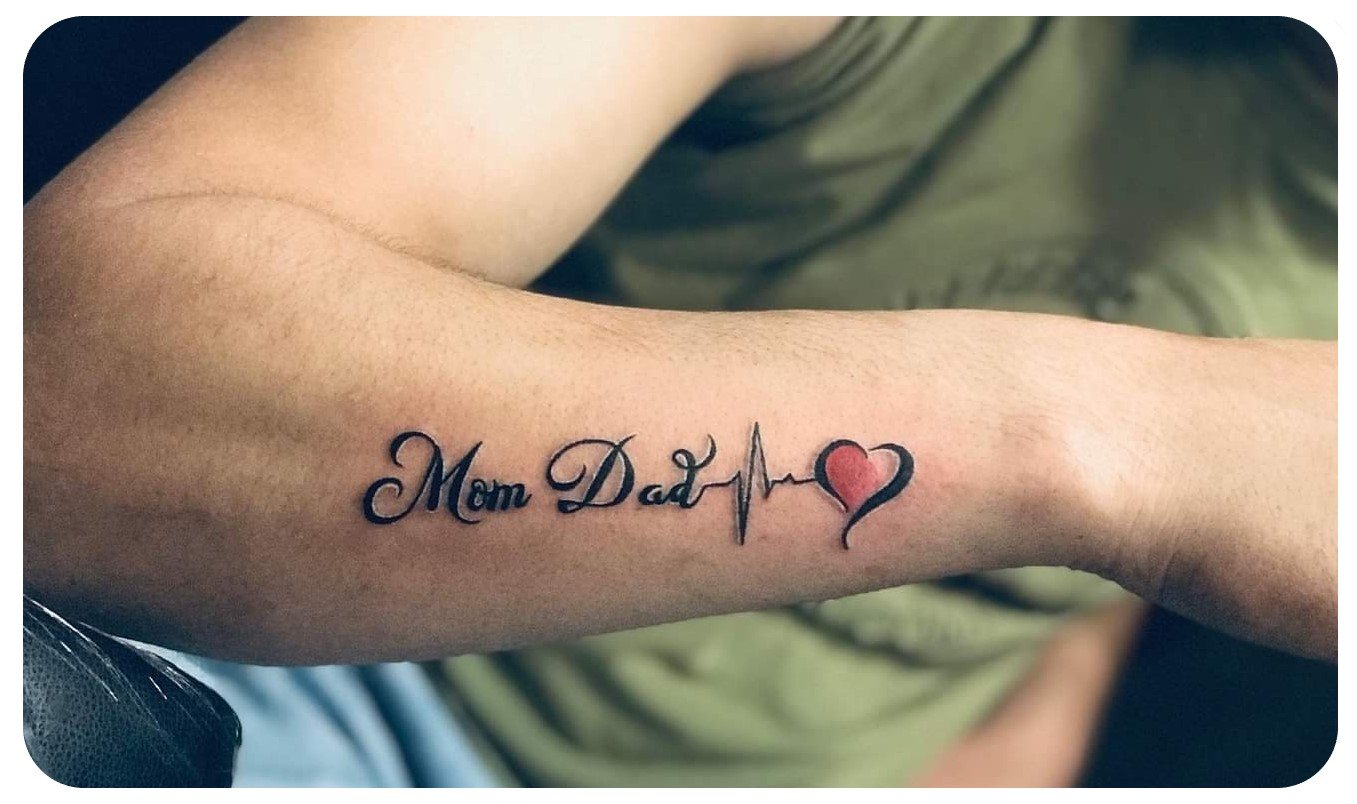 mom heart tattoos for girls