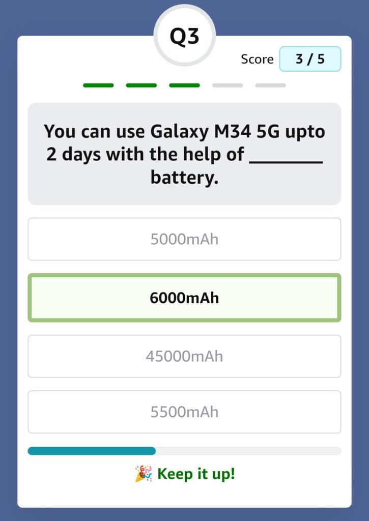 You Can Use Galaxy M34 5G Upto 2 Days With The Help Of Battery
