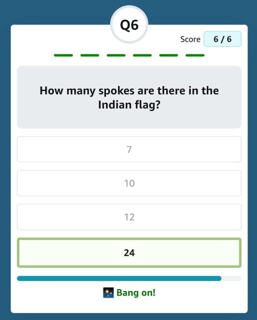 How many spokes are there in the Indian flag