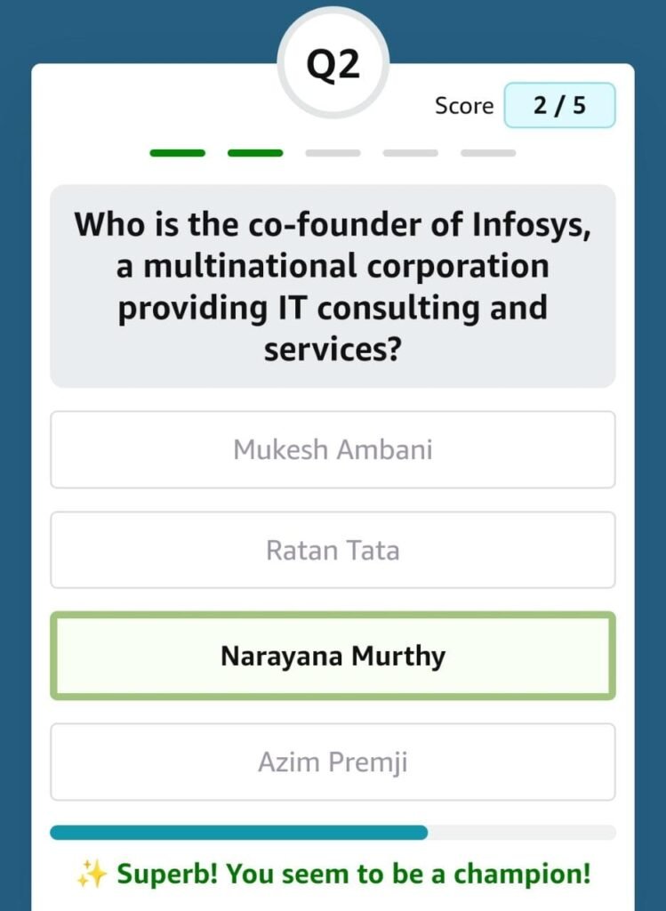 Who is the co-founder of Infosys, a multinational corporation providing IT consulting and services