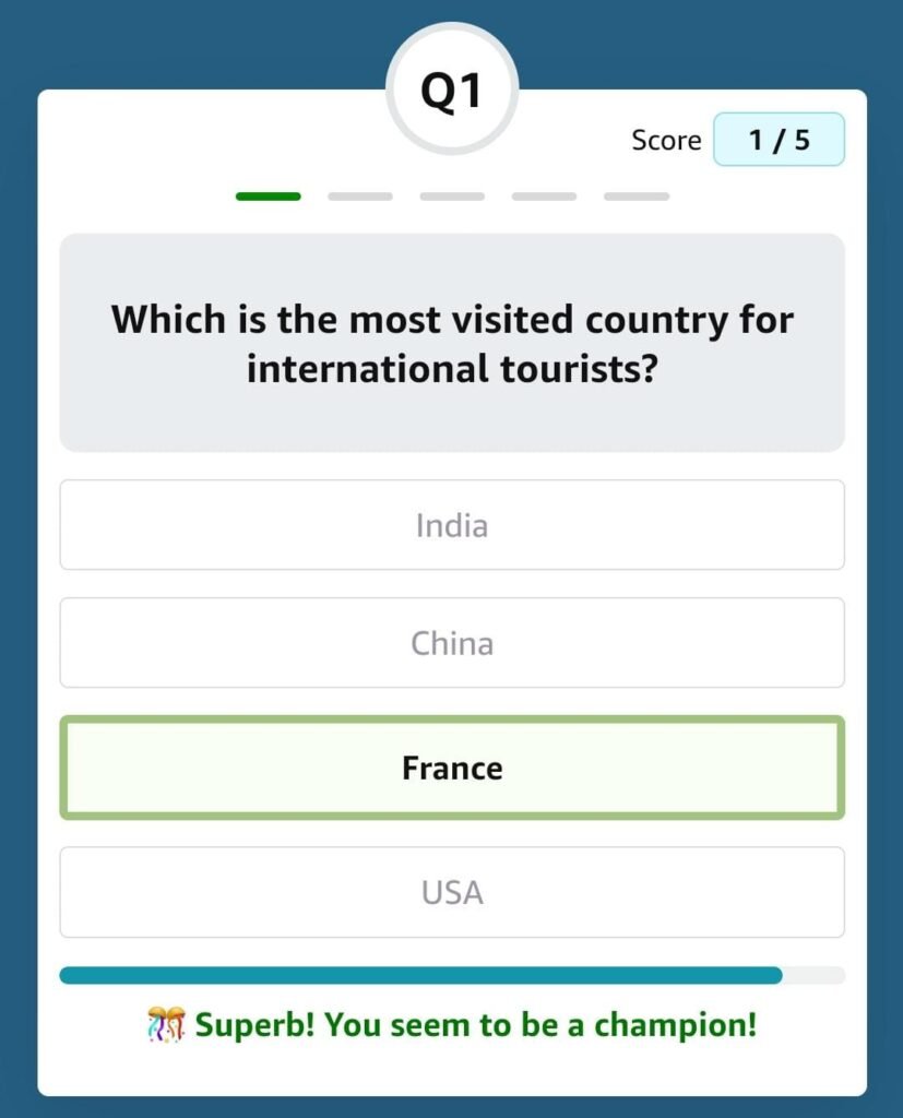 Which is the most visited country for international tourists