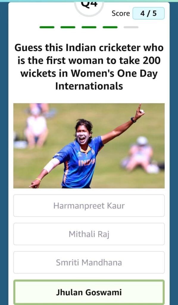 Guess this Indian cricketer who is the first woman to take 200 wickets in Women's One Day Internationals