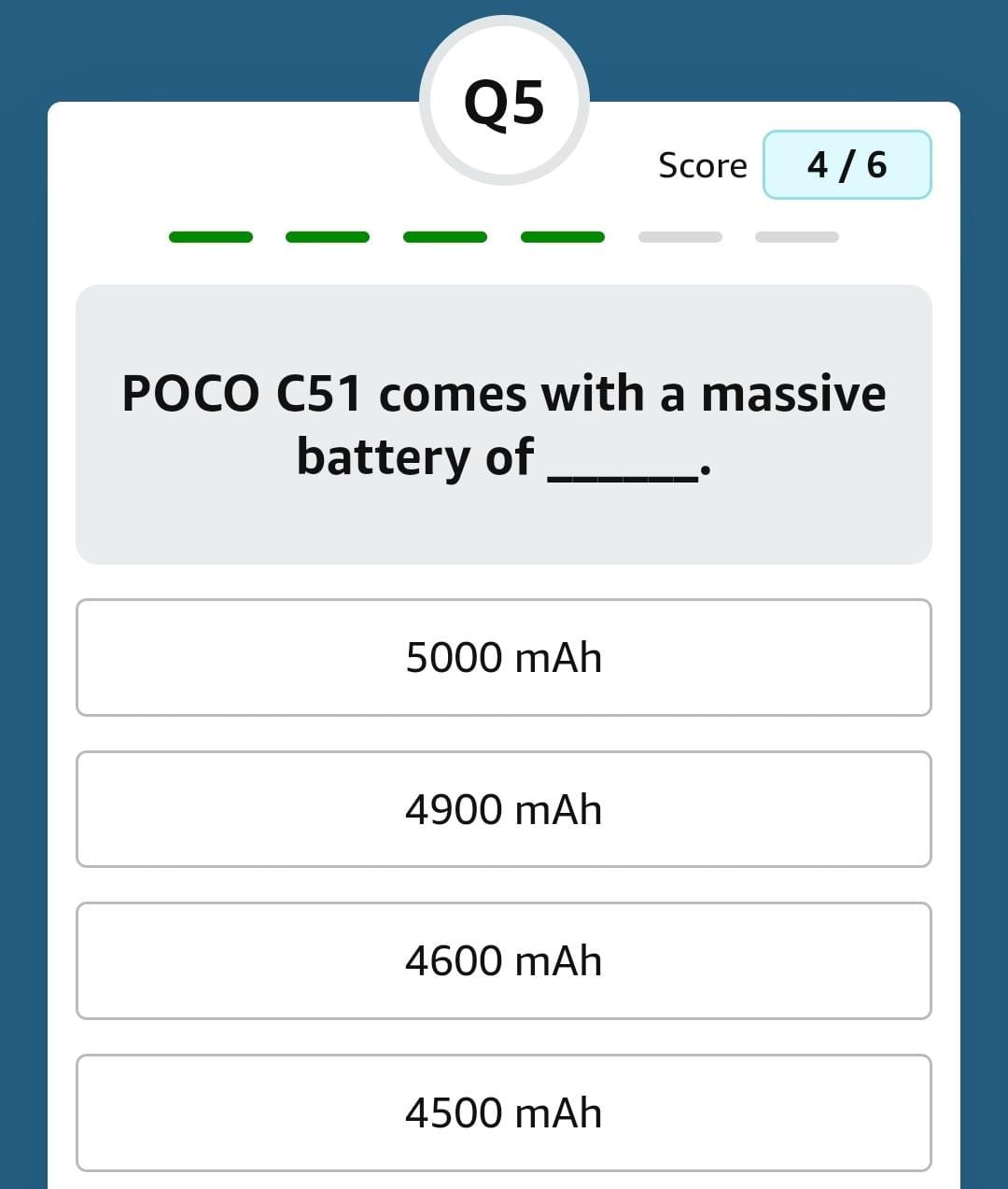 POCO C51 comes with a massive battery of